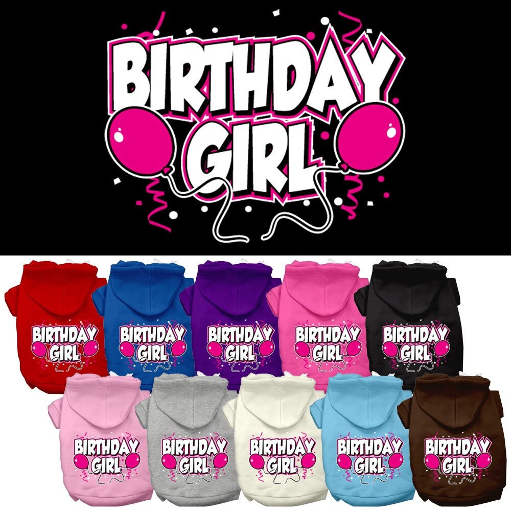 Pet Hoodie "Birthday Girl"