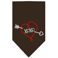 Load image into Gallery viewer, Pet and Dog Bandana Screen Printed, "XOXO"
