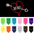 Load image into Gallery viewer, Pet and Dog Bandana Screen Printed, "XOXO"

