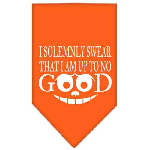 Pet and Dog Bandana, "I Solemnly Swear That I Am Up To No Good"