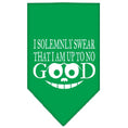 Load image into Gallery viewer, Pet and Dog Bandana, "I Solemnly Swear That I Am Up To No Good"
