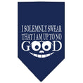 Load image into Gallery viewer, Pet and Dog Bandana, "I Solemnly Swear That I Am Up To No Good"
