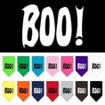 Load image into Gallery viewer, Halloween Pet and Dog Bandana, Screen Printed, "Boo"
