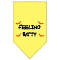 Load image into Gallery viewer, Halloween Pet and Dog Bandana Screen Printed, "Feeling Batty"

