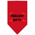 Load image into Gallery viewer, Halloween Pet and Dog Bandana Screen Printed, "Feeling Batty"
