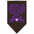 Load image into Gallery viewer, Pet and Dog Bandana, "The Smallest Things Take Up Your Heart"
