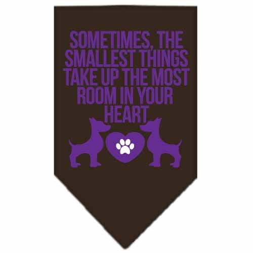 Pet and Dog Bandana, "The Smallest Things Take Up Your Heart"