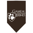 Load image into Gallery viewer, Pet and Dog Bandana Screen Printed, "Game of Bones"
