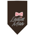 Load image into Gallery viewer, Pet and Dog Bandana Screen Printed, "Ladies Man"
