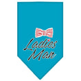 Load image into Gallery viewer, Pet and Dog Bandana Screen Printed, "Ladies Man"
