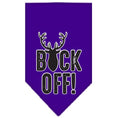 Load image into Gallery viewer, Pet and Dog Bandana Screen Printed, "Buck Off"
