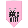 Load image into Gallery viewer, Pet and Dog Bandana Screen Printed, "Buck Off"
