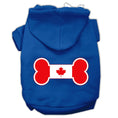 Load image into Gallery viewer, Pet Hoodie "Bone Shaped Canadian Flag"
