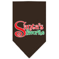 Load image into Gallery viewer, Christmas Pet and Dog Bandana Screen Printed, "Santa's Favorite"
