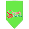 Load image into Gallery viewer, Christmas Pet and Dog Bandana Screen Printed, "Santa's Favorite"

