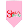 Load image into Gallery viewer, Christmas Pet and Dog Bandana Screen Printed, "Santa's Favorite"
