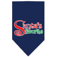 Load image into Gallery viewer, Christmas Pet and Dog Bandana Screen Printed, "Santa's Favorite"
