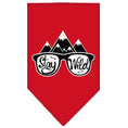 Load image into Gallery viewer, Dog Bandana Screen Printed, "Stay Wild"
