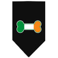 Load image into Gallery viewer, Pet and Dog Bandana Screen Printed, "Bone Shaped Flag Ireland"
