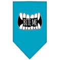 Load image into Gallery viewer, Pet and Dog Bandana Screen Printed, "Bite Me"
