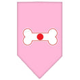 Load image into Gallery viewer, Pet and Dog Bandana Screen Printed, "Bone Shaped Flag Japan"
