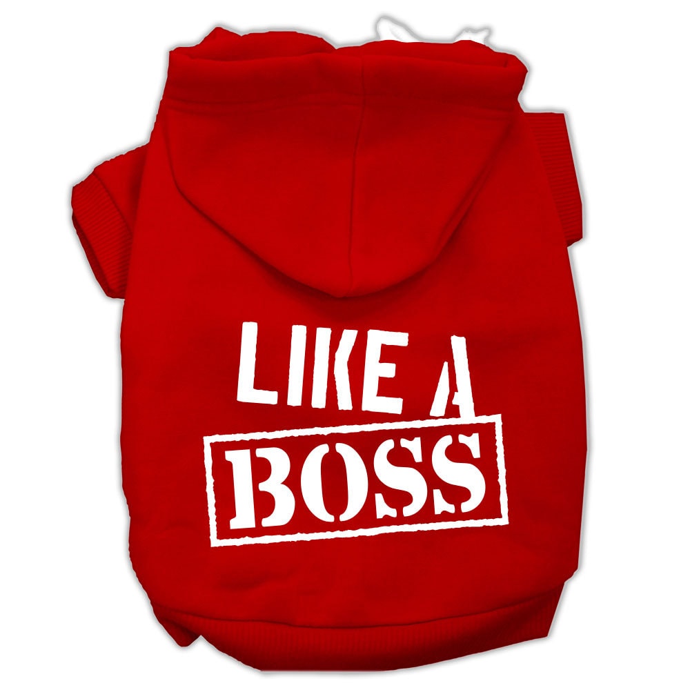 Pet Hoodie "Like A Boss"