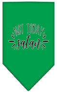 Load image into Gallery viewer, Pet and Dog Bandana Screen Printed, "Not Today Satan"
