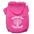 Load image into Gallery viewer, Hanukkah Pet Hoodie Screen Printed, "Spoiled For Eight Days"
