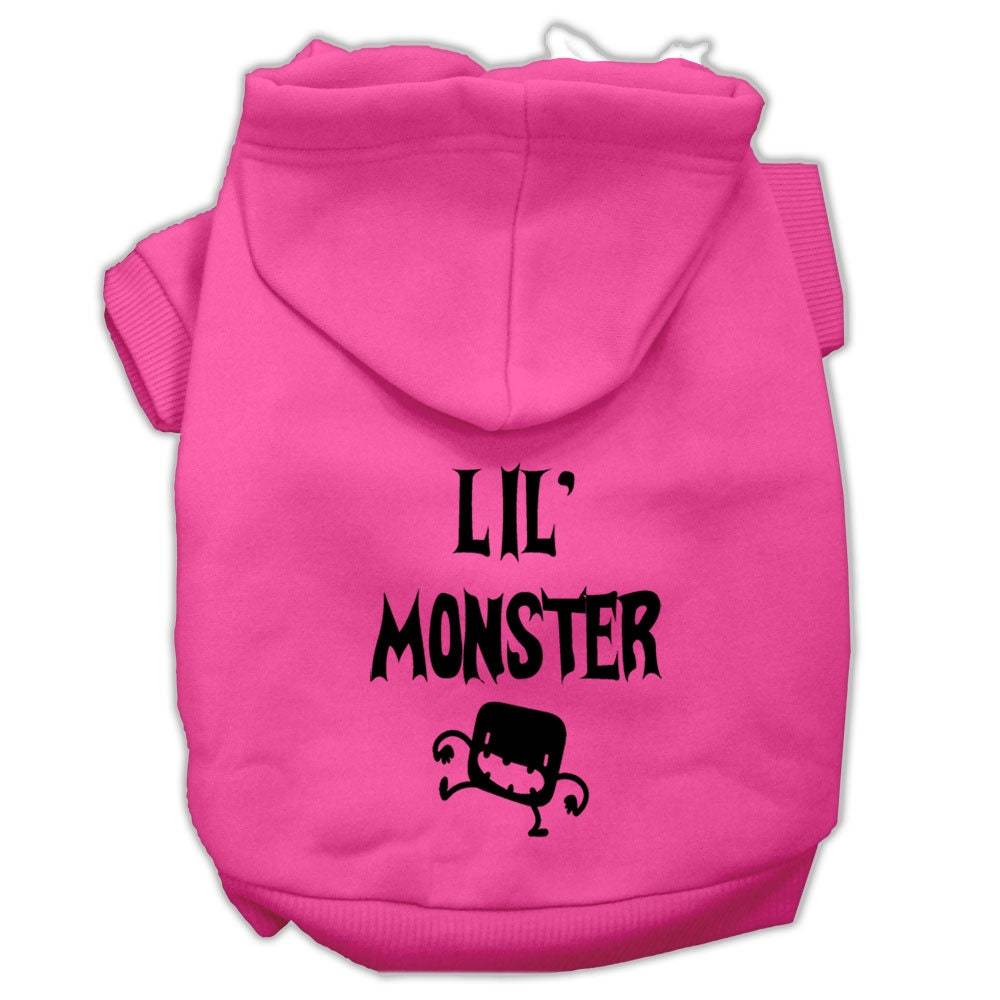 Halloween Pet Hoodie Screen Printed, "Lil Monster"