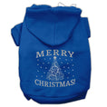 Load image into Gallery viewer, Christmas Pet Hoodie Screen Printed, "Shimmer Christmas Tree"
