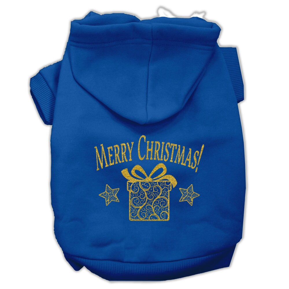 Christmas Pet Hoodie, "Golden Christmas Present"