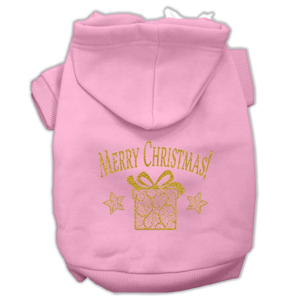 Christmas Pet Hoodie, "Golden Christmas Present"