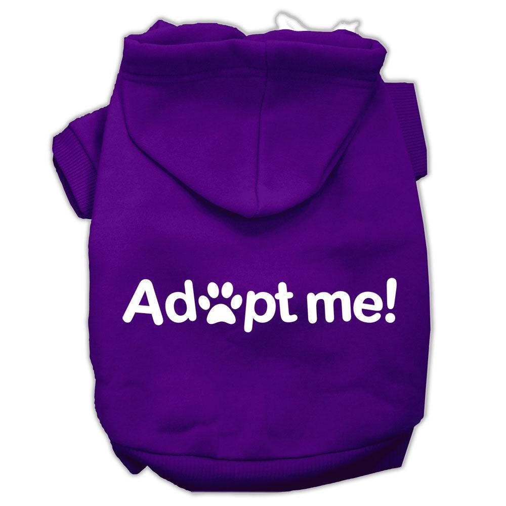 Pet Hoodie Screen Print "Adopt Me"