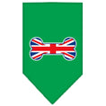 Load image into Gallery viewer, Pet and Dog Bandana Screen Printed, "Bone Shaped UK Flag"
