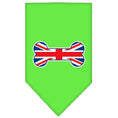 Load image into Gallery viewer, Pet and Dog Bandana Screen Printed, "Bone Shaped UK Flag"
