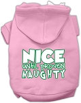 Christmas Pet Hoodie "Nice Until Proven Naughty"