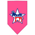 Load image into Gallery viewer, Pet and Dog Bandana Screen Printed, "Democrat"
