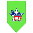 Load image into Gallery viewer, Pet and Dog Bandana Screen Printed, "Democrat"
