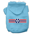 Load image into Gallery viewer, Pet Hoodie "Patriotic Star Paw"
