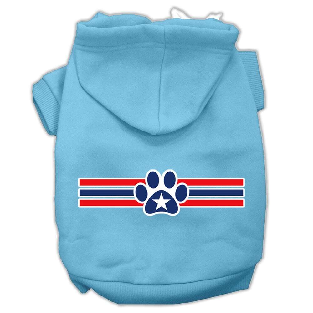 Pet Hoodie "Patriotic Star Paw"