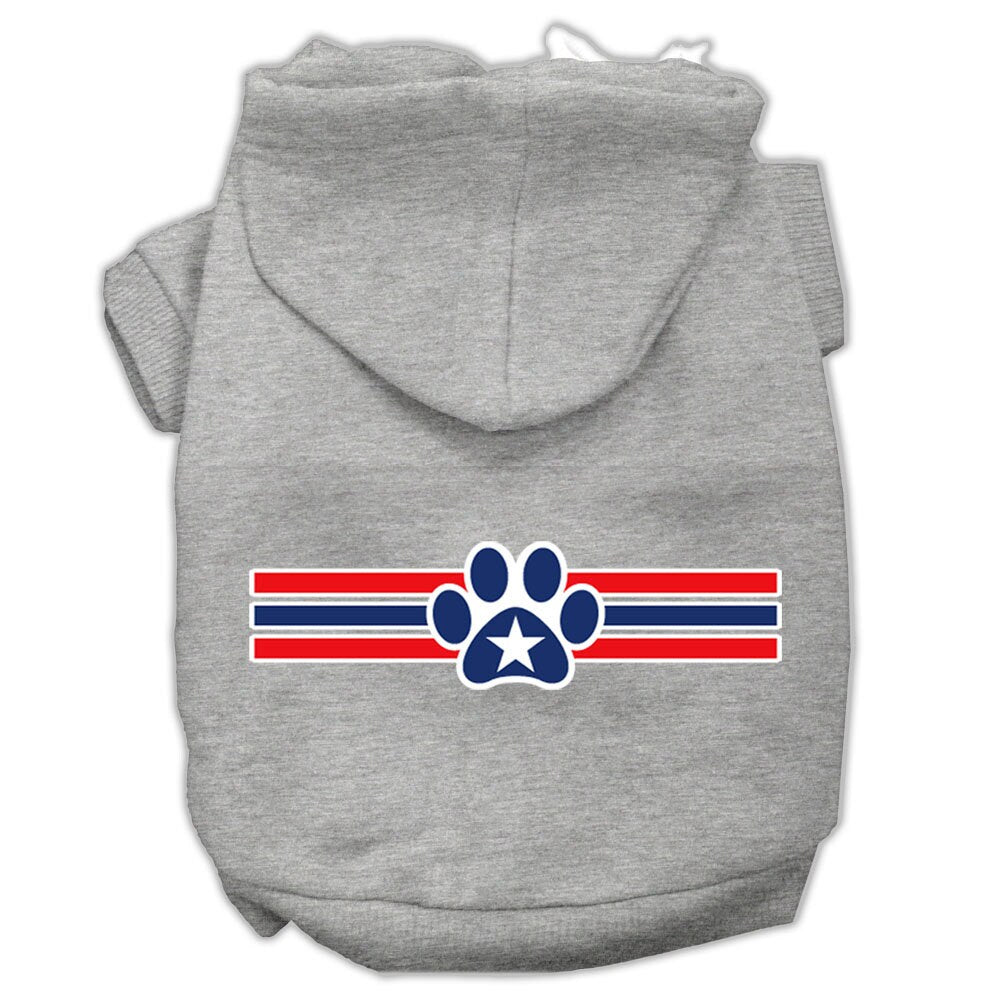 Pet Hoodie "Patriotic Star Paw"
