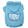 Load image into Gallery viewer, Pet Hoodie "God Bless The USA"
