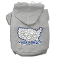 Load image into Gallery viewer, Pet Hoodie "God Bless The USA"

