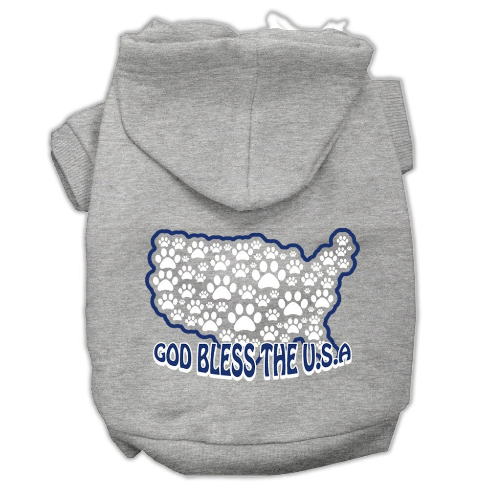 Pet Hoodie "God Bless The USA"