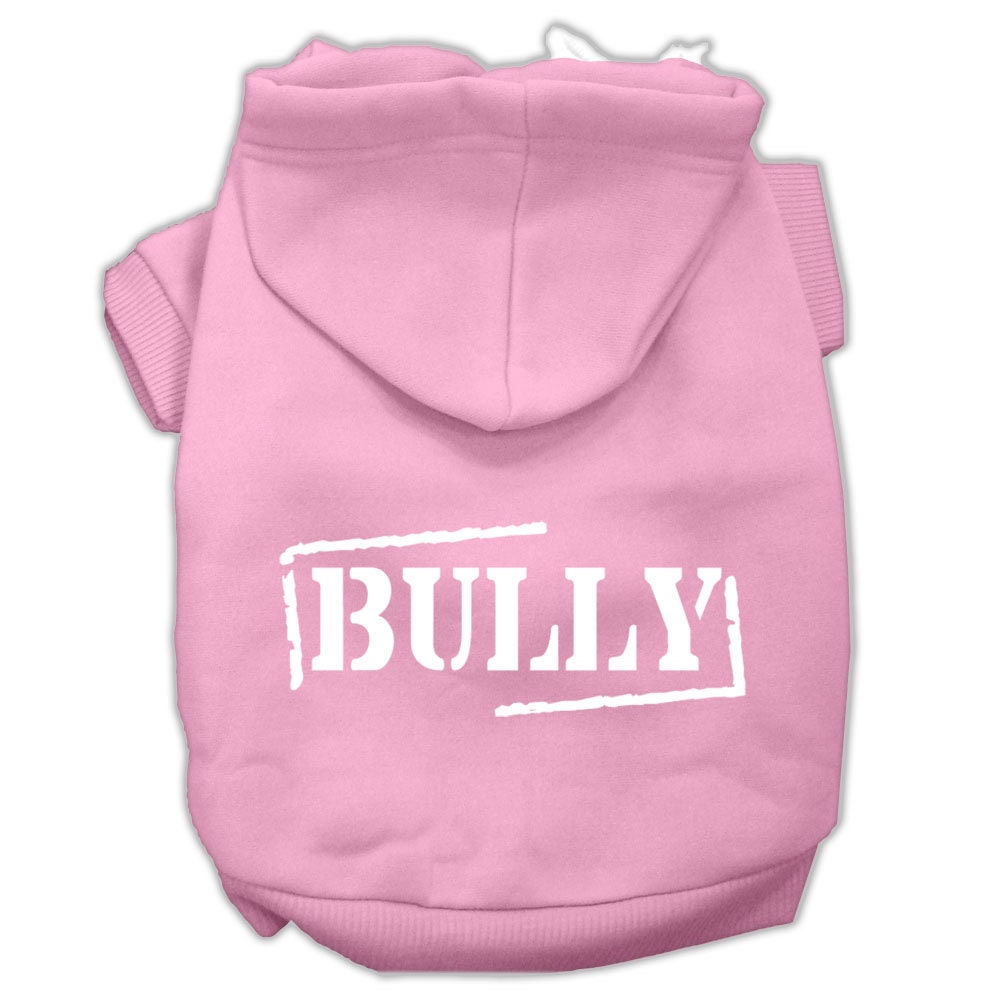 Pet Hoodie Screen Printed, "Bully"