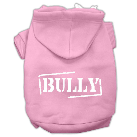 Pet Hoodie Screen Printed, "Bully"