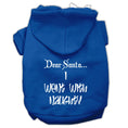 Load image into Gallery viewer, Christmas Pet Hoodie, "Dear Santa, I Went With Naughty"

