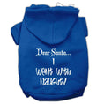 Load image into Gallery viewer, Christmas Pet Hoodie, "Dear Santa, I Went With Naughty"
