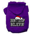Load image into Gallery viewer, Christmas Pet Hoodie, "Don't Stop Believin"
