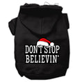 Load image into Gallery viewer, Christmas Pet Hoodie, "Don't Stop Believin"
